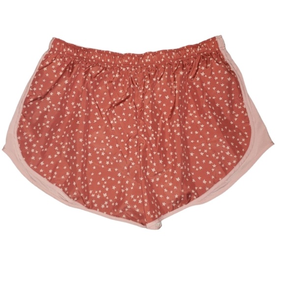 Nike Tempo Dri-Fit size 1X mauve w pink stars & trim 3” athletic running shorts - Picture 4 of 16